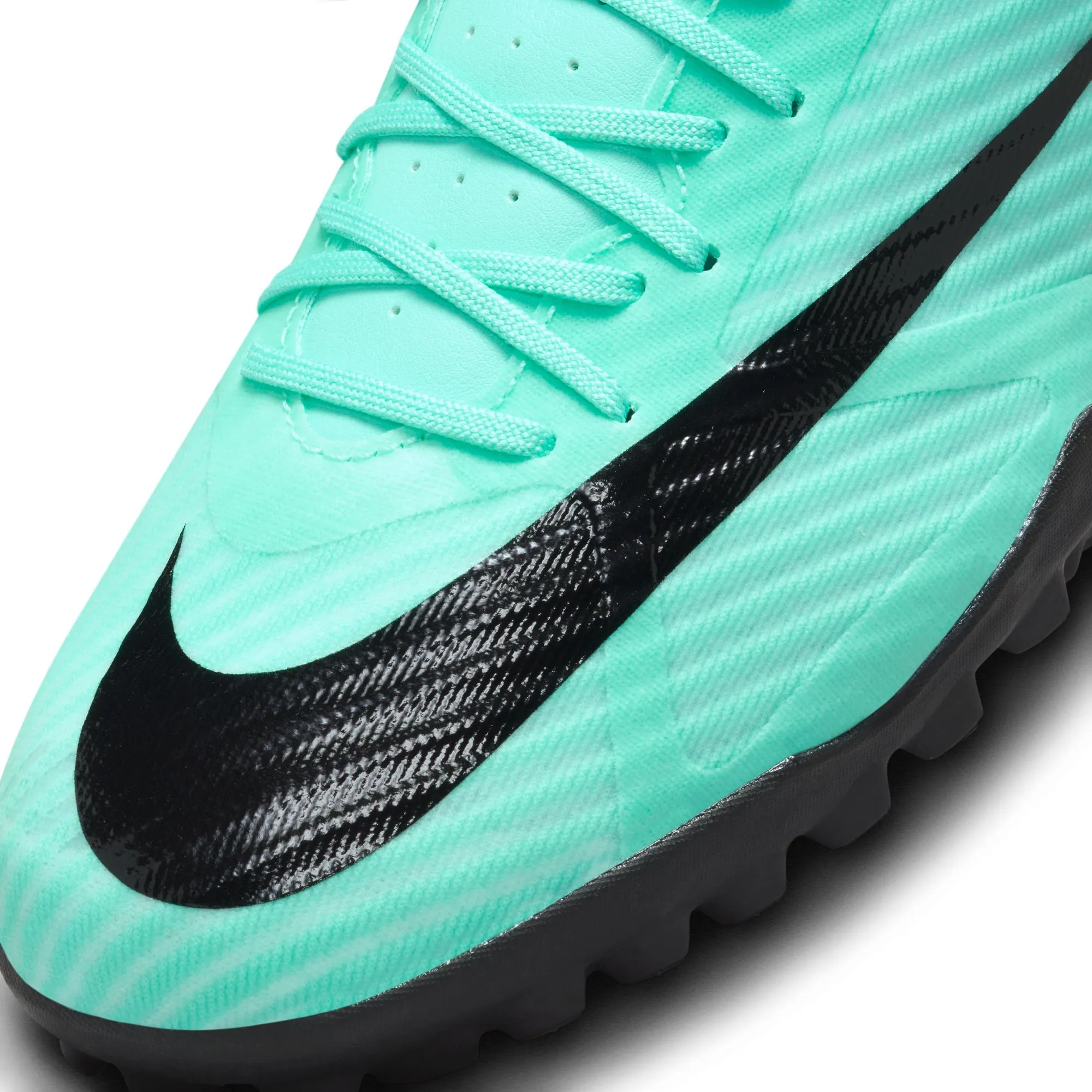Nike Zoom Mercurial Vapor 15 Academy TF Turf Soccer Shoes - Hyper Turq/Fuchsia Dream Black
