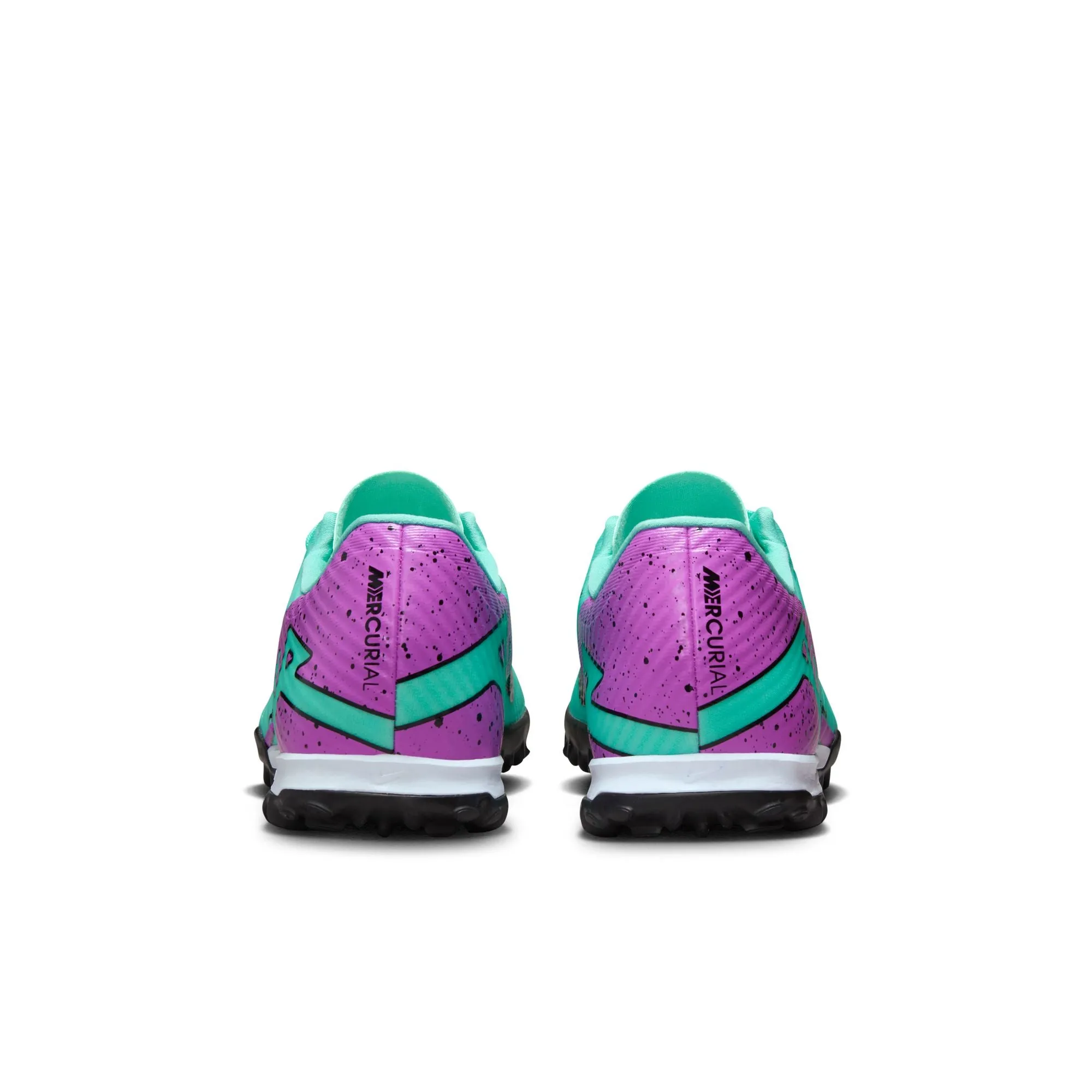 Nike Zoom Mercurial Vapor 15 Academy TF Turf Soccer Shoes - Hyper Turq/Fuchsia Dream Black