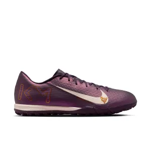 Nike Zoom Mercurial Vapor 16 Academy TF Turf Soccer Shoes - Grand Purple/ Pale Ivory