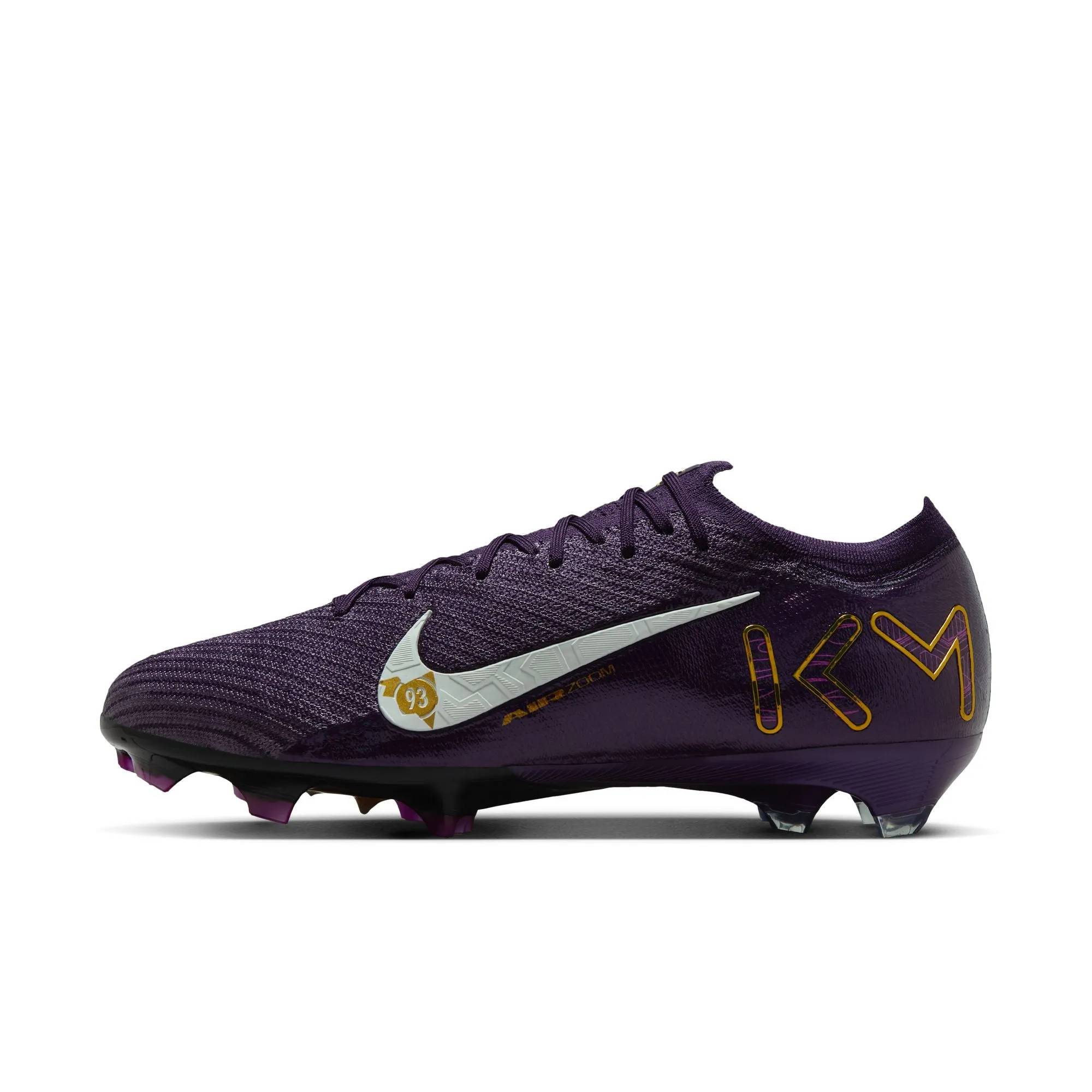 Nike Zoom Mercurial Vapor 16 KM "Kyliam Mbappe" Elite FG Soccer Cleats - Grand Purple/ Pale Ivory