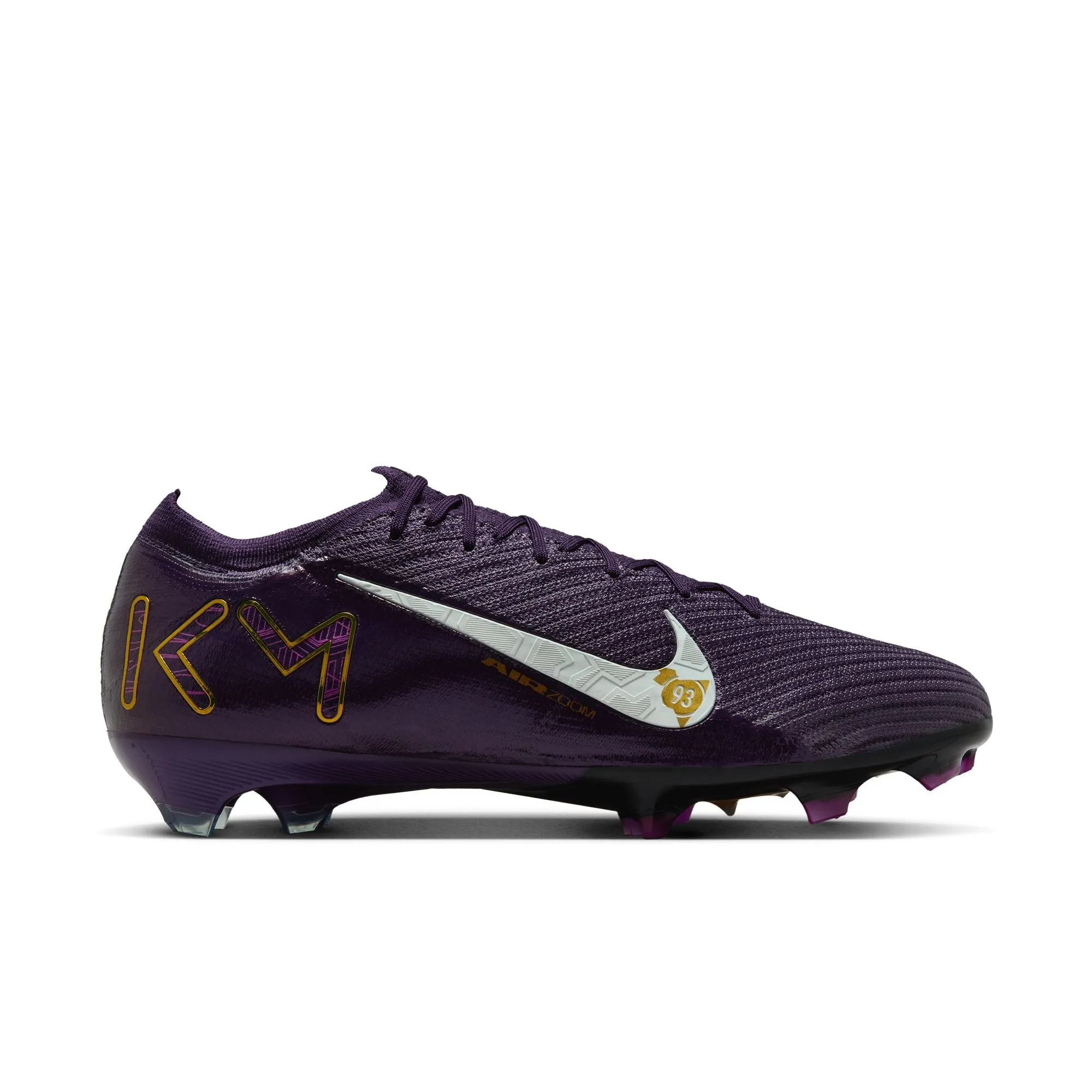 Nike Zoom Mercurial Vapor 16 KM "Kyliam Mbappe" Elite FG Soccer Cleats - Grand Purple/ Pale Ivory