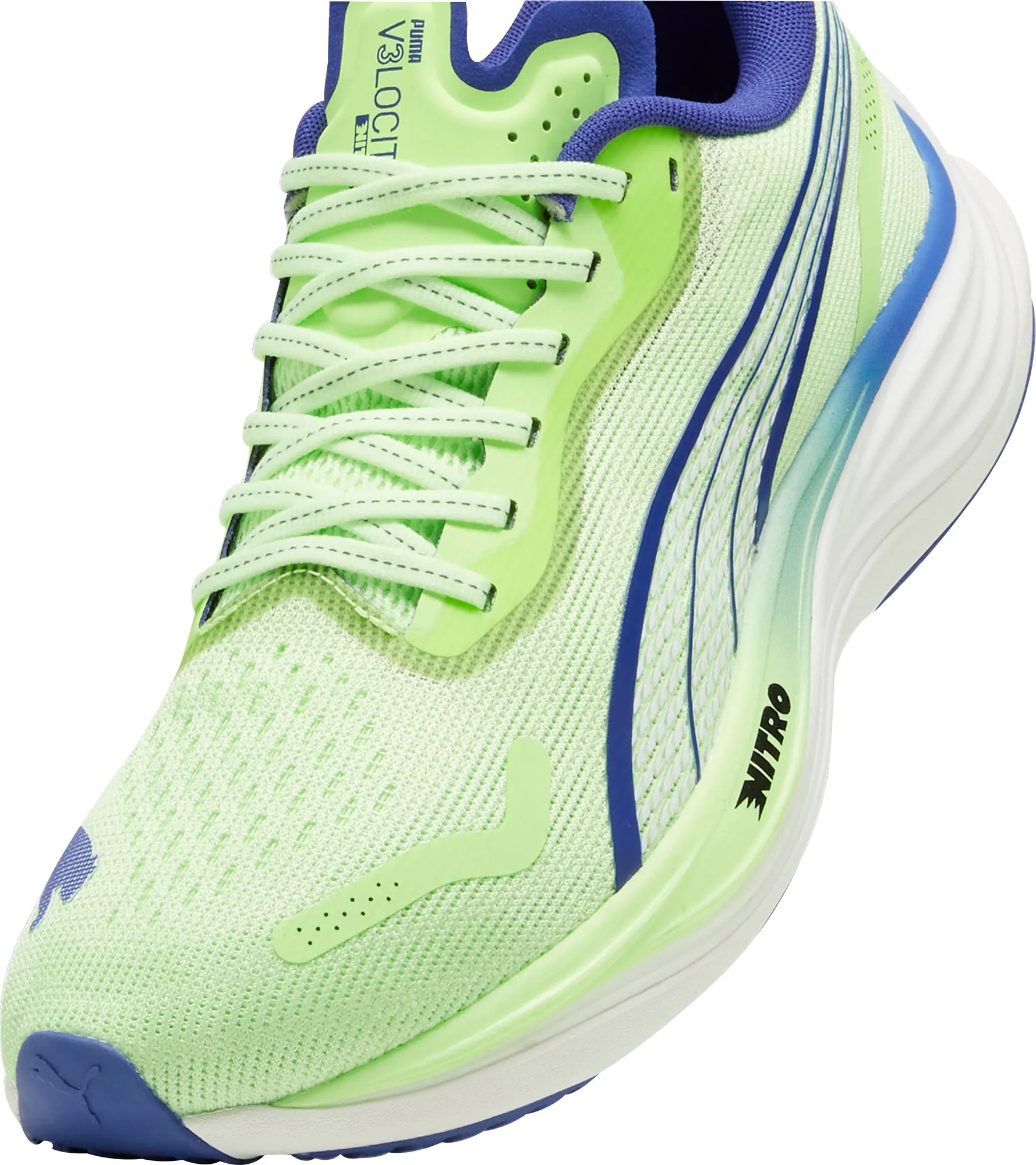 Puma Velocity Nitro 3 Mens Running Shoes - Green