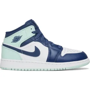 Shoes Nike Nike Air Jordan 1 Mid GS 'Blue Mint'