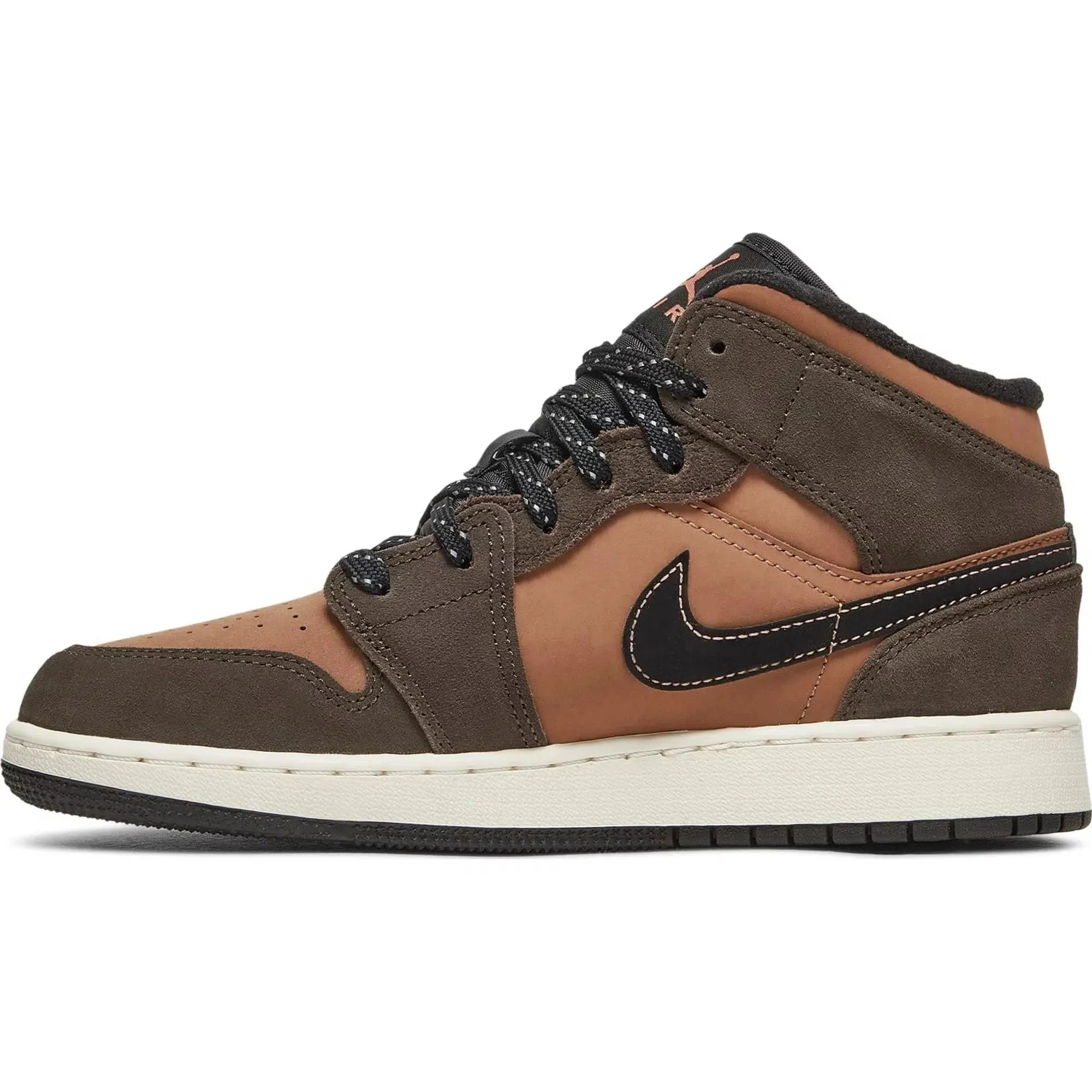 Shoes Nike Nike Air Jordan 1 Mid SE GS 'Earth Tone'