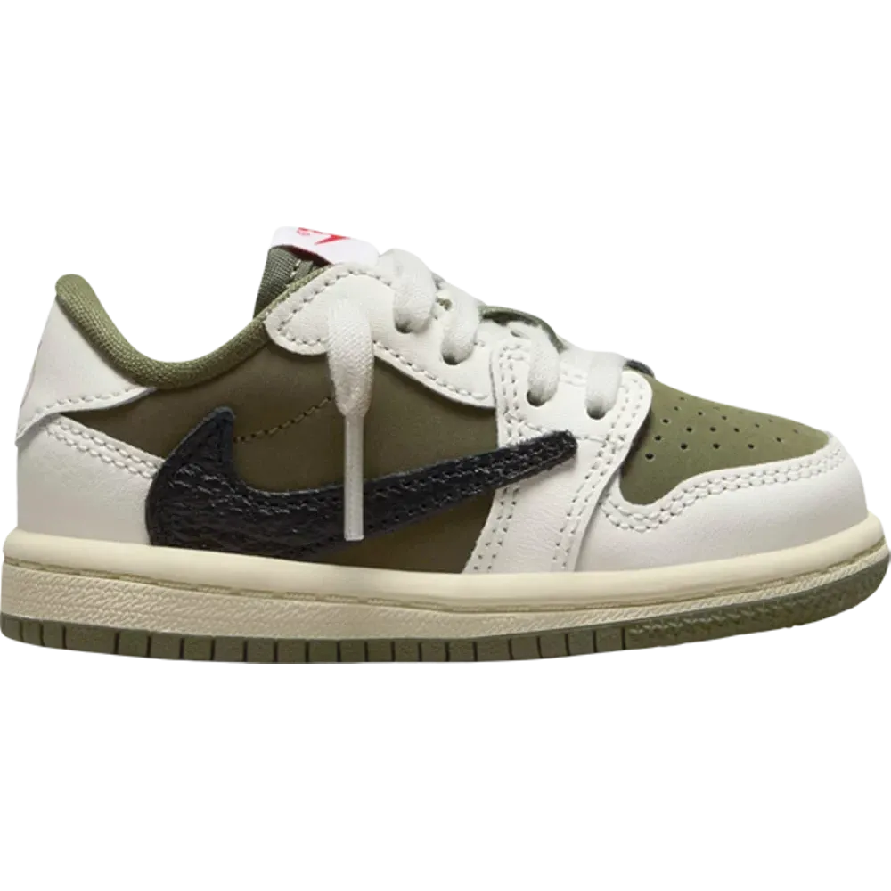 Shoes Nike Travis Scott x Air Jordan 1 Retro Low OG SP TD 'Reverse Olive / Medium Olive'