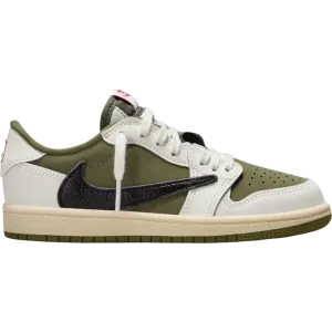 Travis Scott x Air Jordan 1 Retro Low OG SP PS 'Reverse Olive / Medium Olive'
