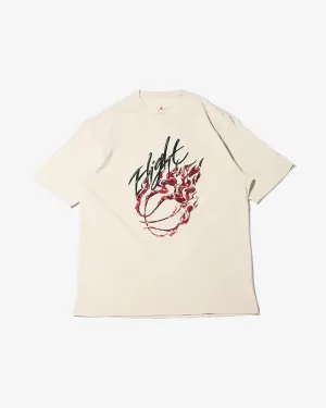 TRAVIS SCOTT X AIR JORDAN FLIGHT GRAPHIC CREAM TEE